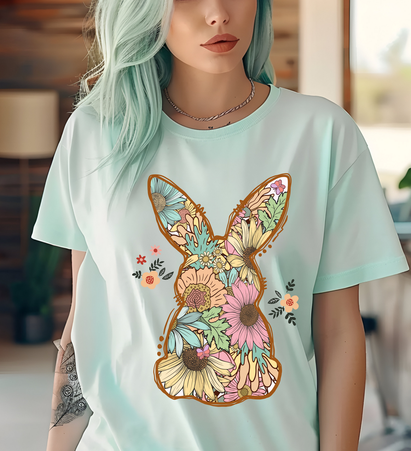 Flower Easter Bunny
