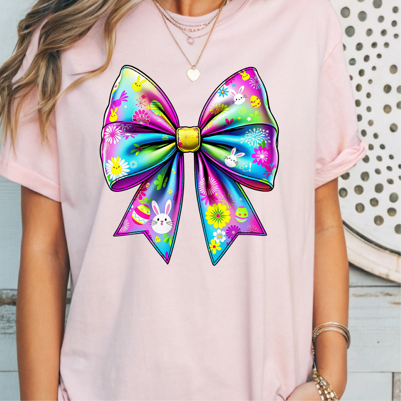 Colorful Easter Bow