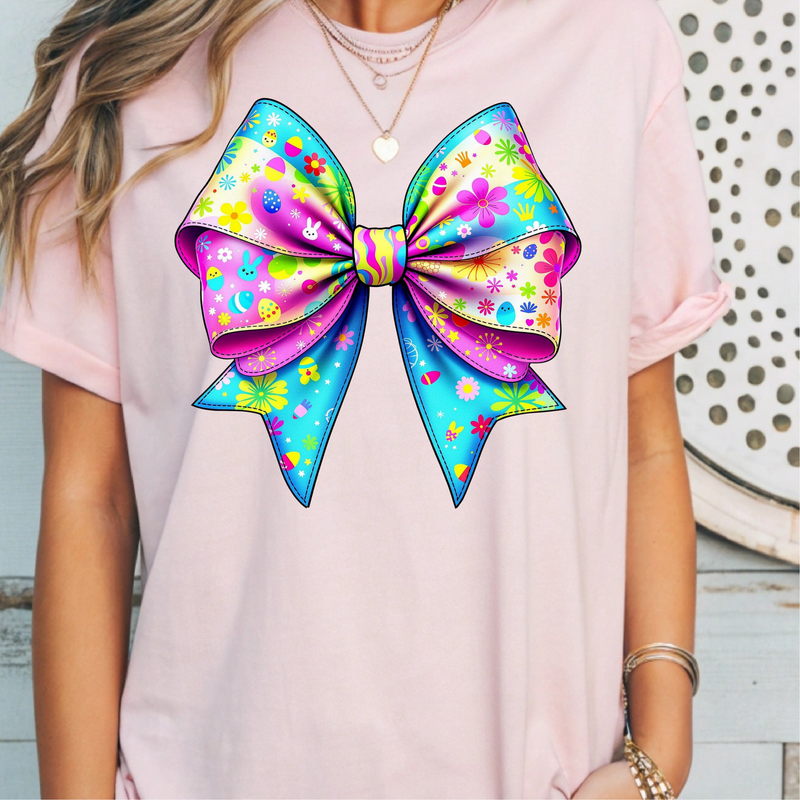 Colorful Easter Bow