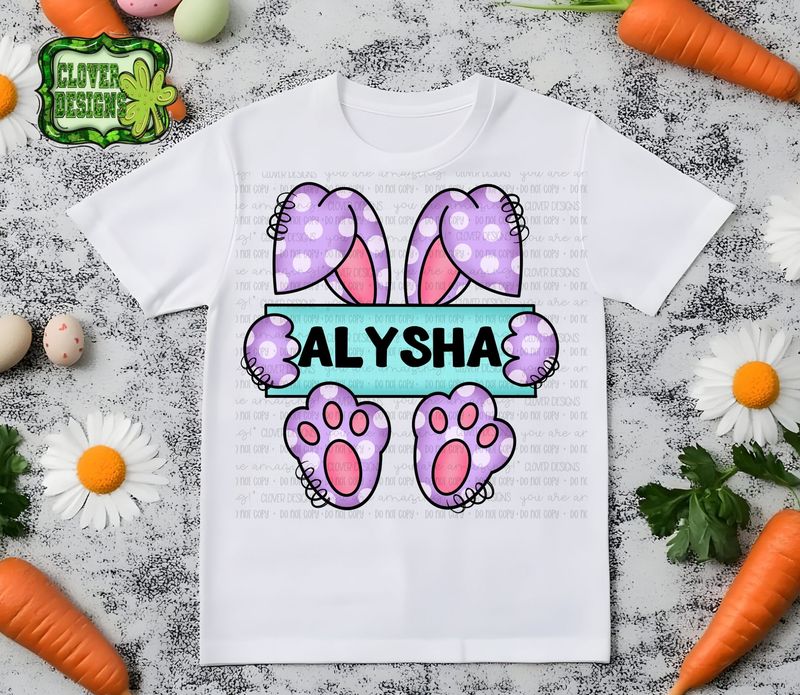 Personalized Girl Bunny