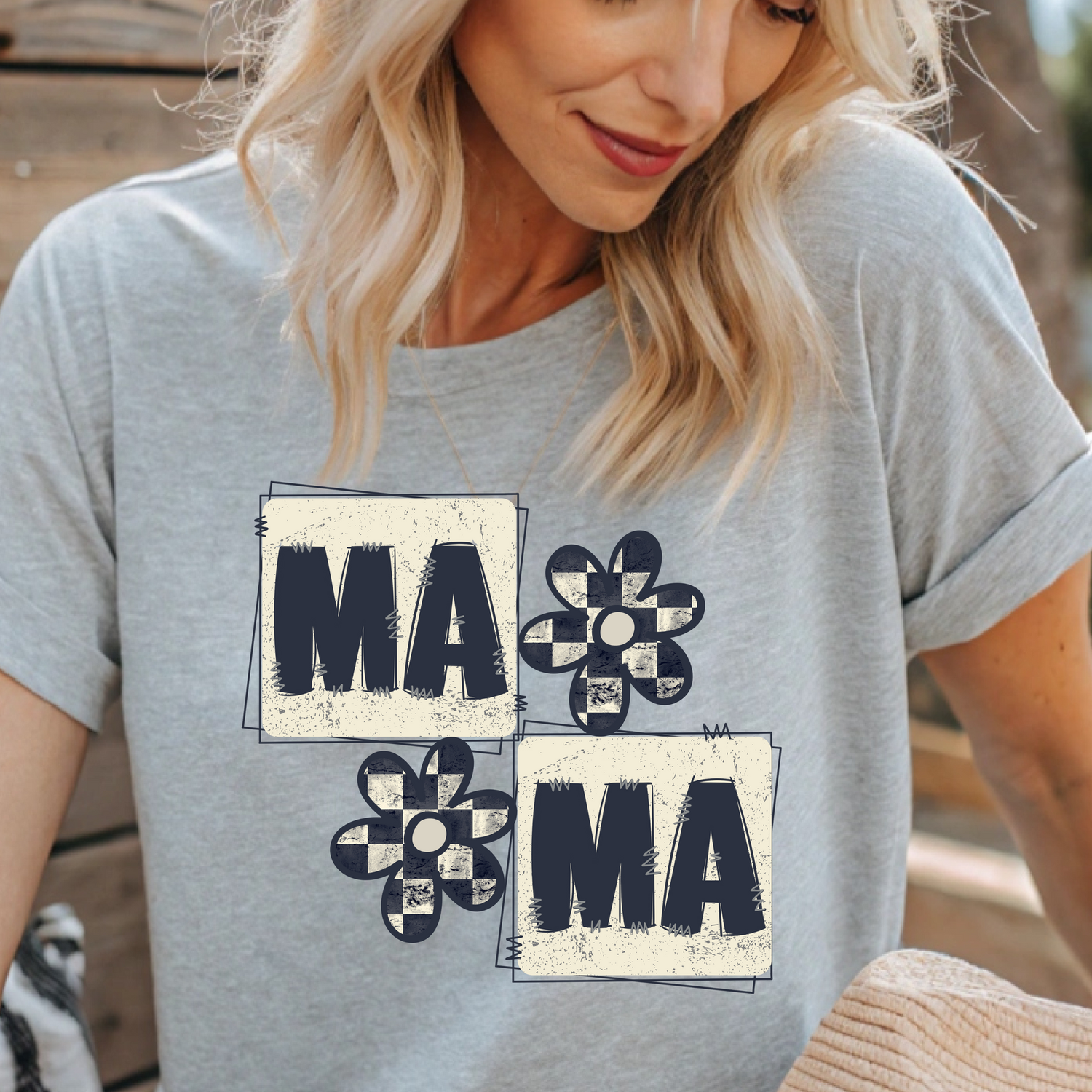 MAMA Checkered Flowers