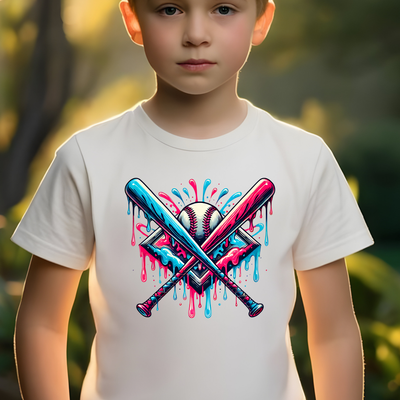 Baseball Bat and Plate Drip