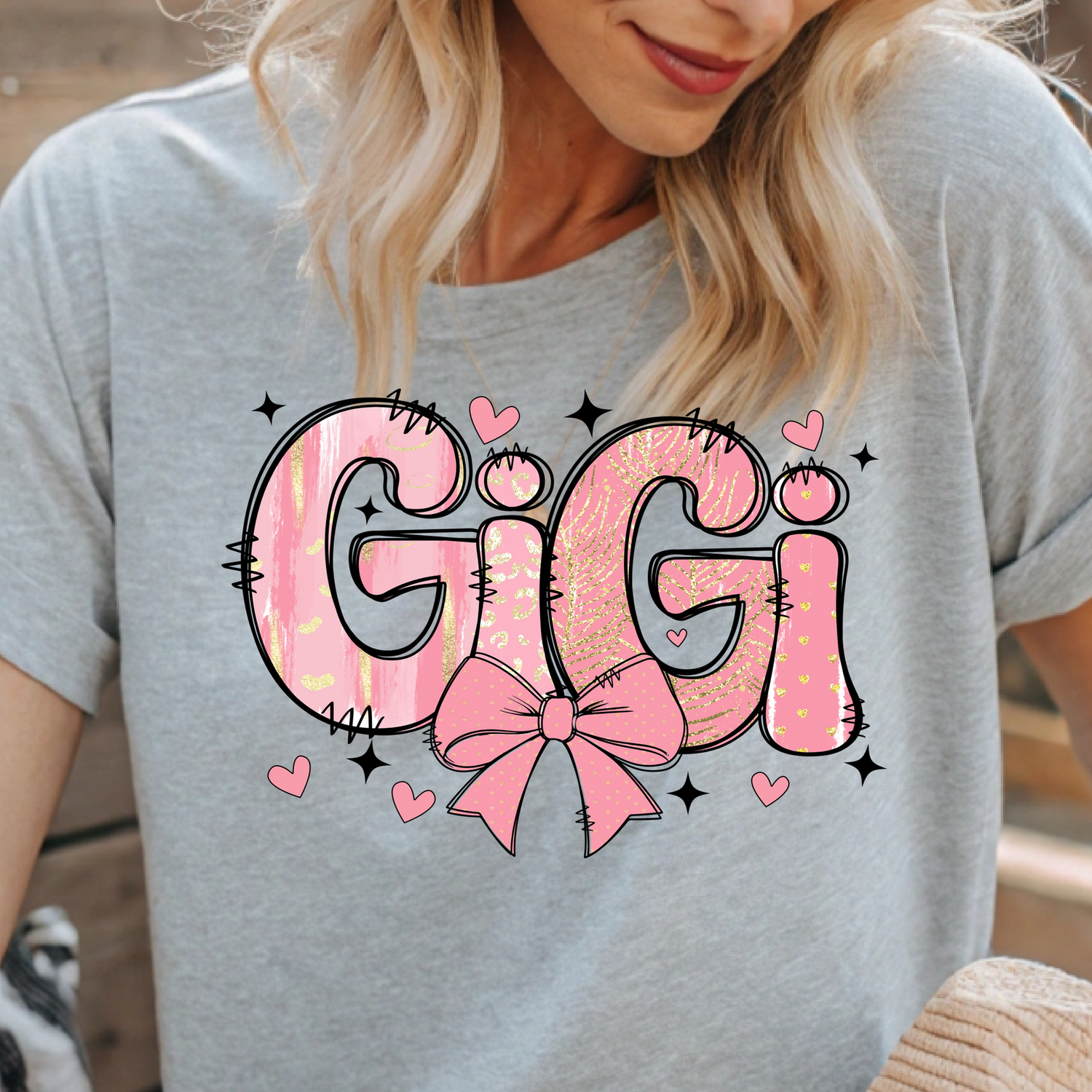 GiGi with Pink Bow