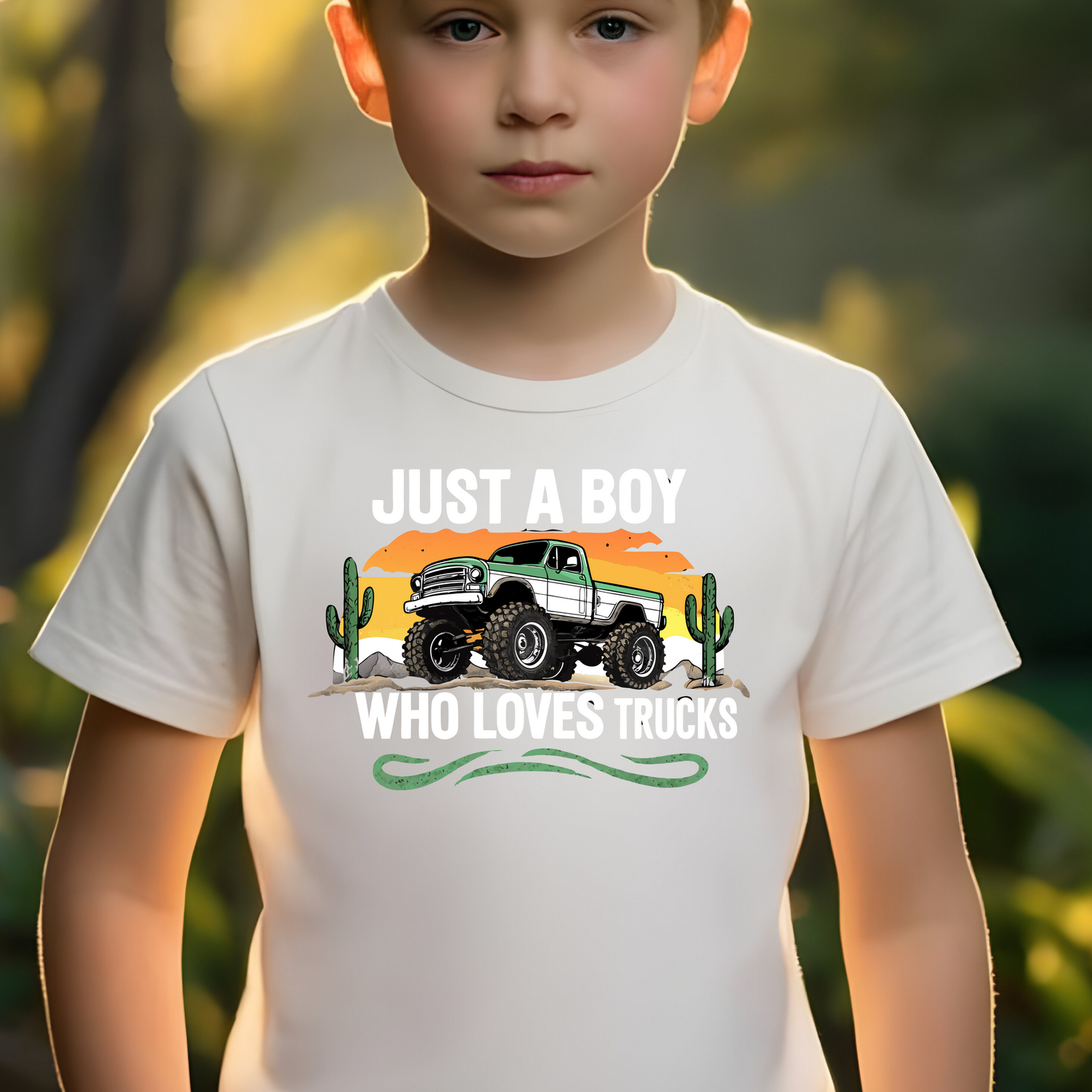 Just a Boy Who Loves Trucks
