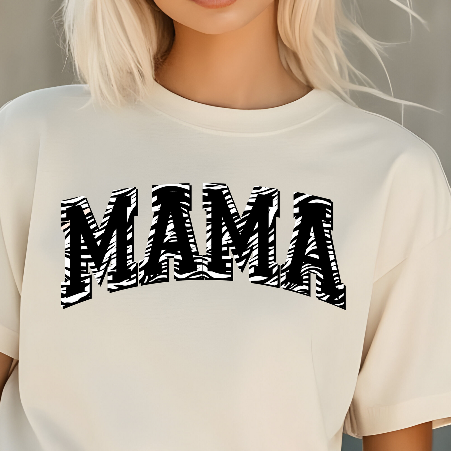 Mama in Zebra Print