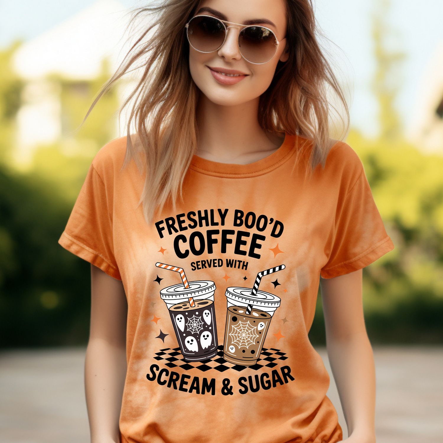Freshly Boo'd Coffee Served with Scream & Sugar Tee