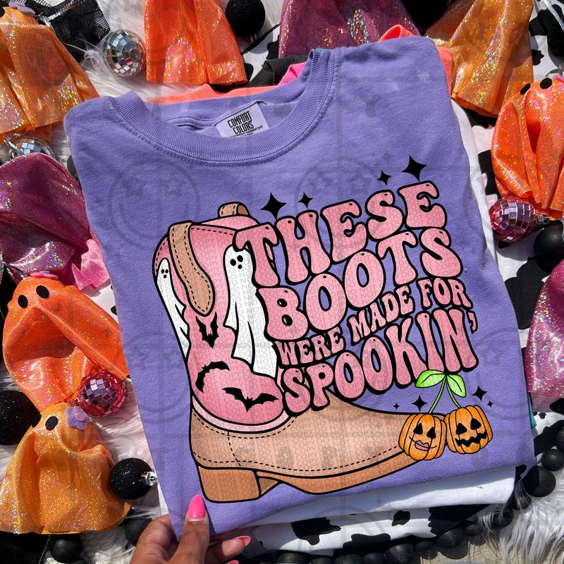 These Boots Were Made For Spookin Tee