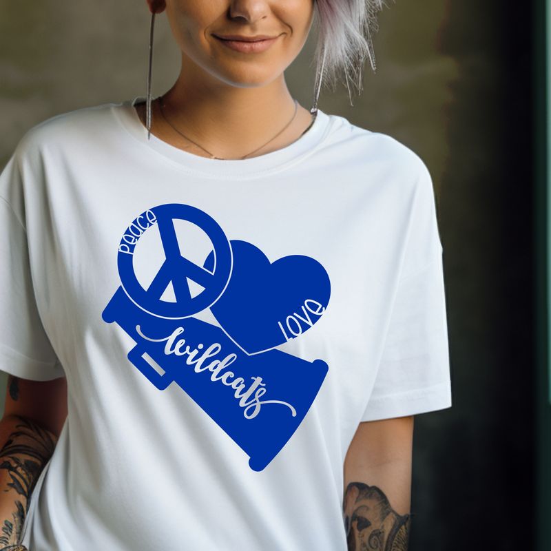 Bulldogs Peace Love and Cheerleading