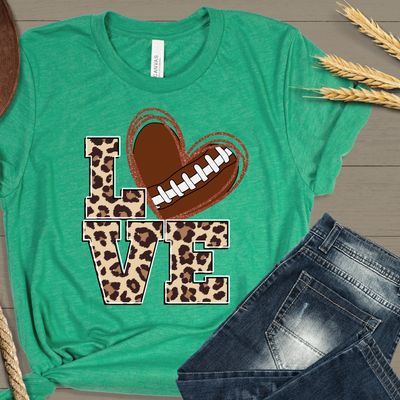 Love Football Leopard