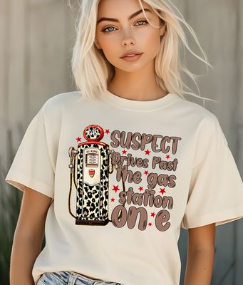 Suspect Drives Past the Gas Station on E