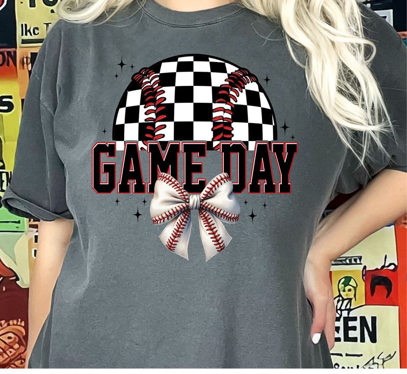 Game Day Baseball Bow