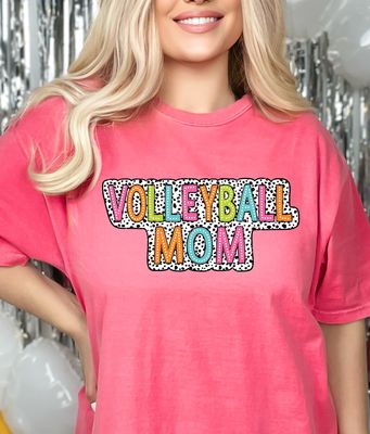 Volleyball Mom Colorful