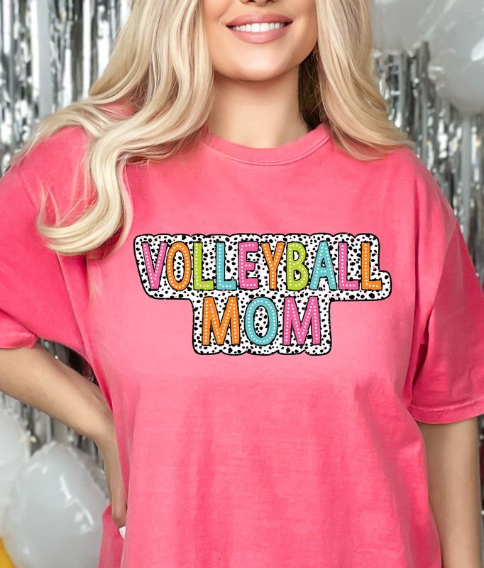 Volleyball Mom Colorful