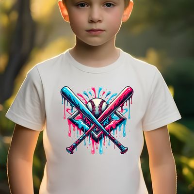 Baseball Bat and Plate Drip