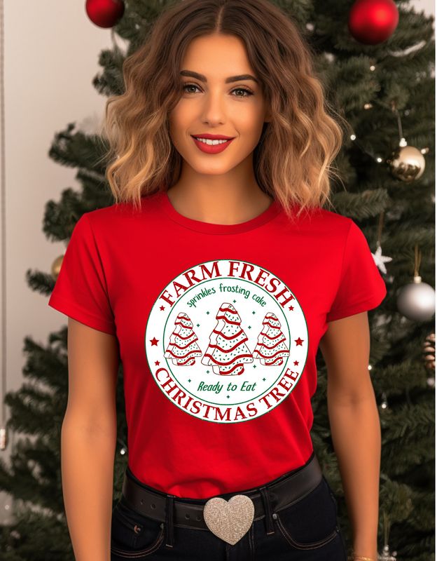 White Farm Fresh Christmas Tree