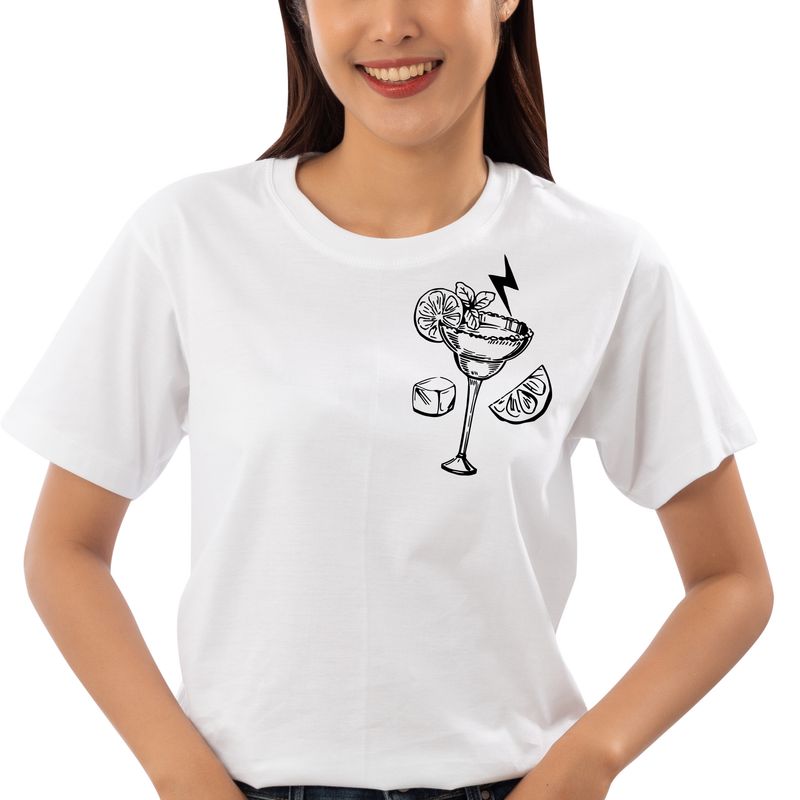 Tanned and Tipsy Black Pocket and Back