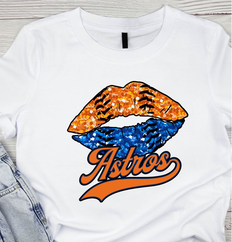 Astros Glitter Lips