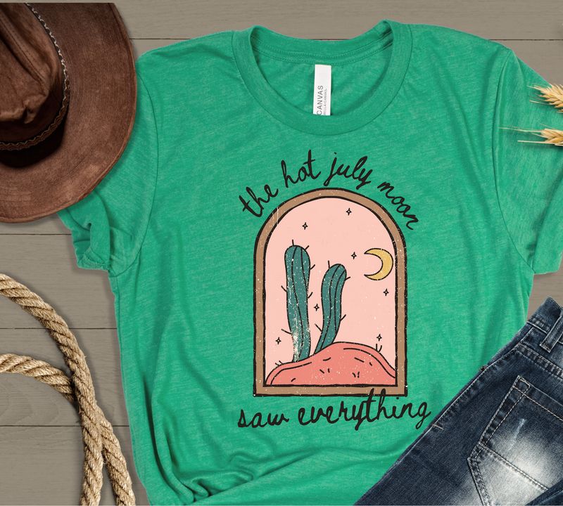 The Hot July Moon Saw Everything