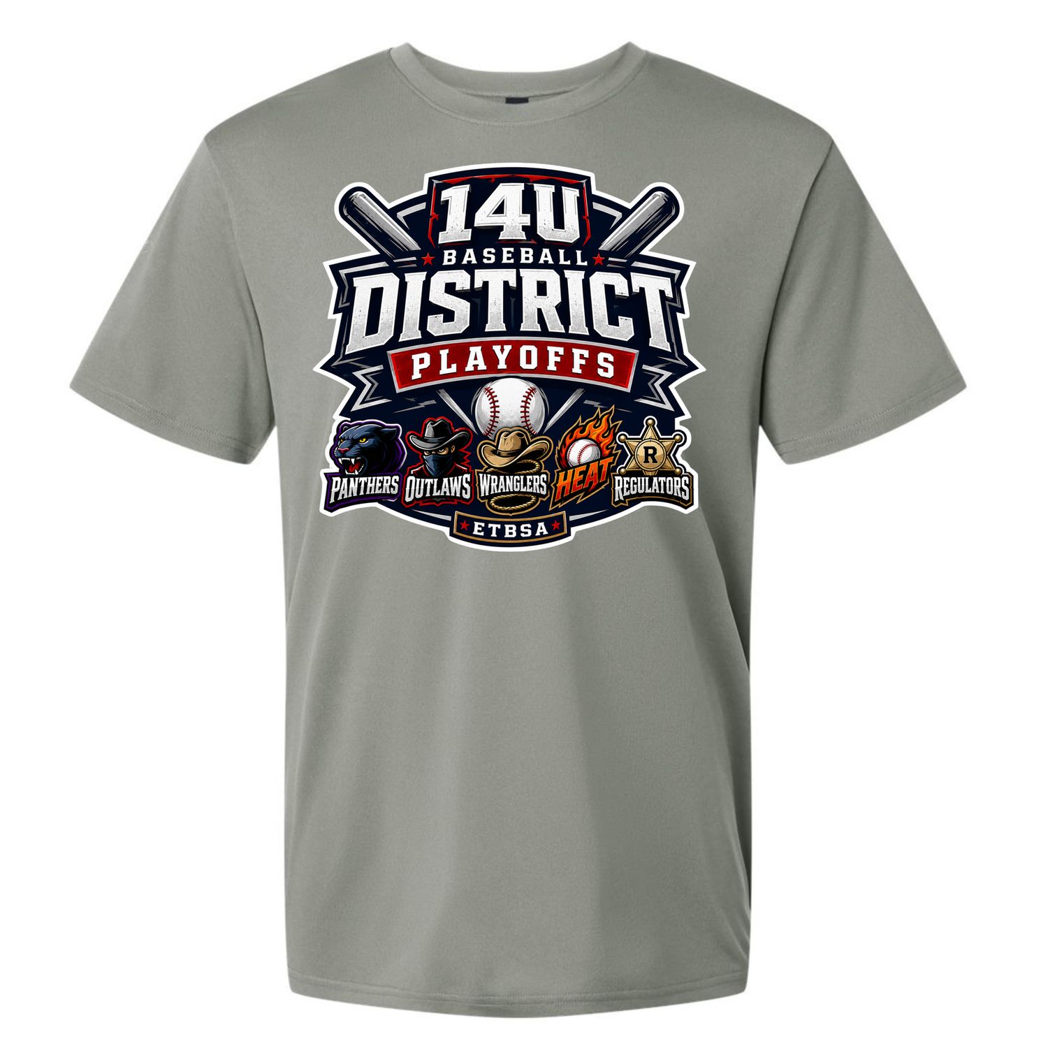14U BASEBALL DISTRICT ETBSA PLAYOFF SHIRT 14U BASEBALL DISTRICT ETBSA PLAYOFF SHIRT