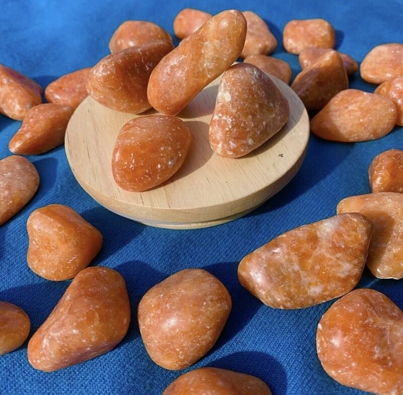 The chakra collection | Orange orchid calcite