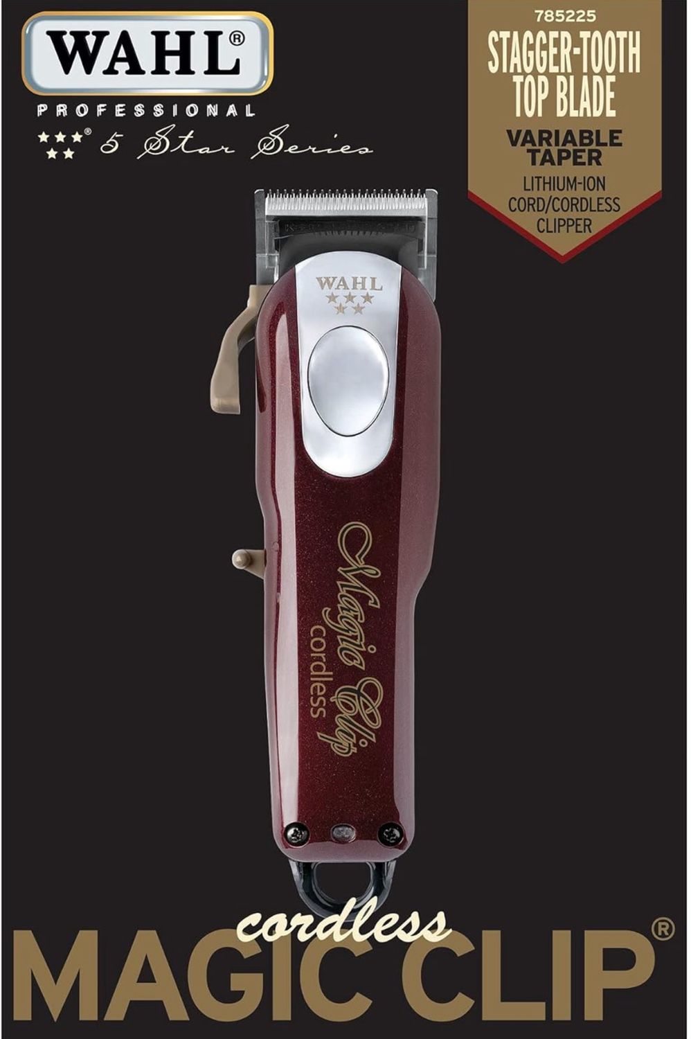 Wahl Professional 5 Star Cordless Lithium Magic Clip Clipper