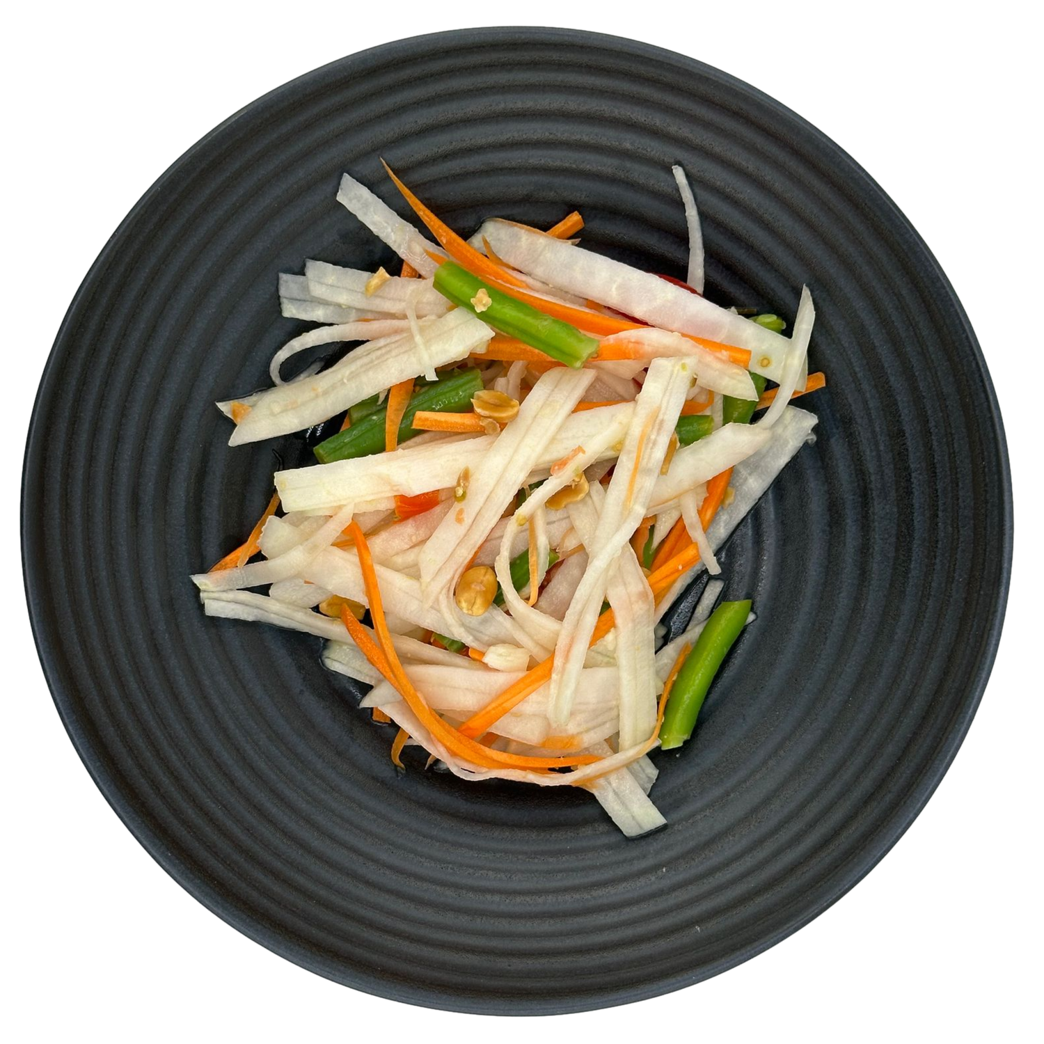 Som Tum, typischer Thai Salat (Kohlrabi)