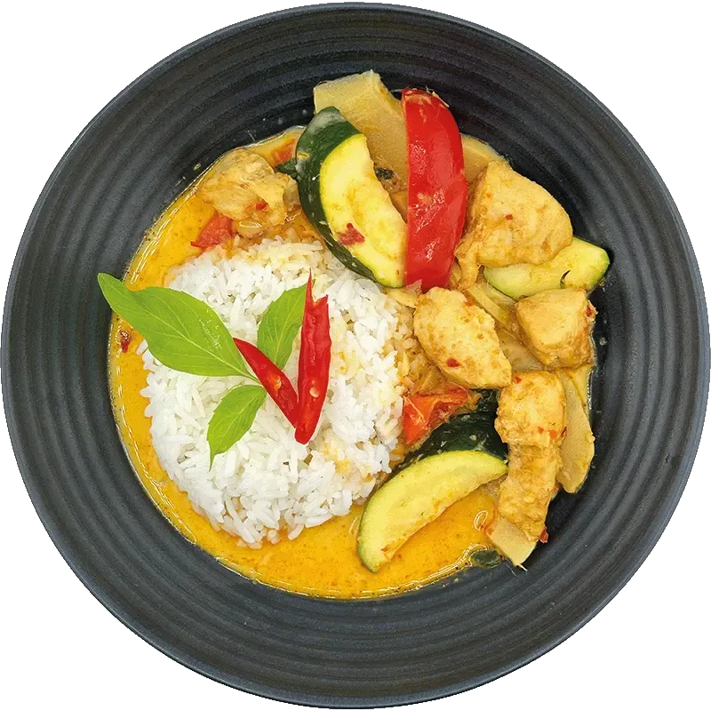 Red Thai Curry with Rice