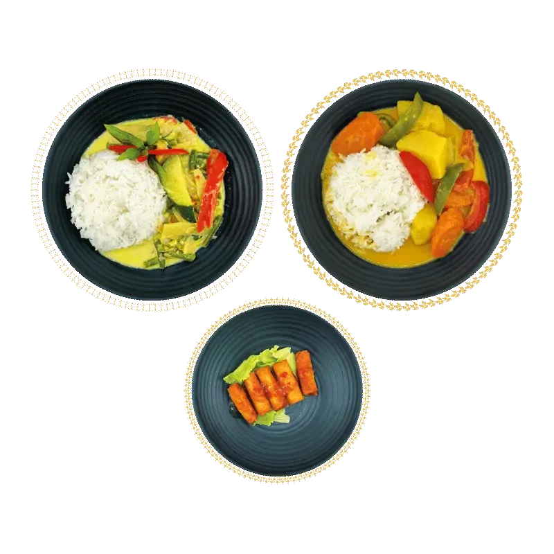 Veganes Set für 2 Personen