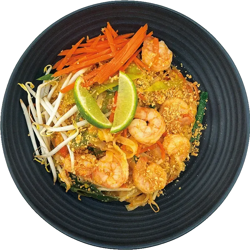Fried Thai noodles (Pad Thai)
