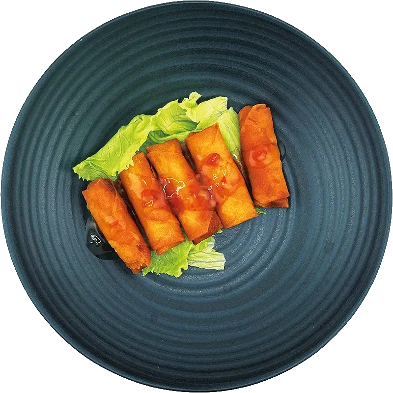 Small spring rolls (vegan) with sweet chili sauce