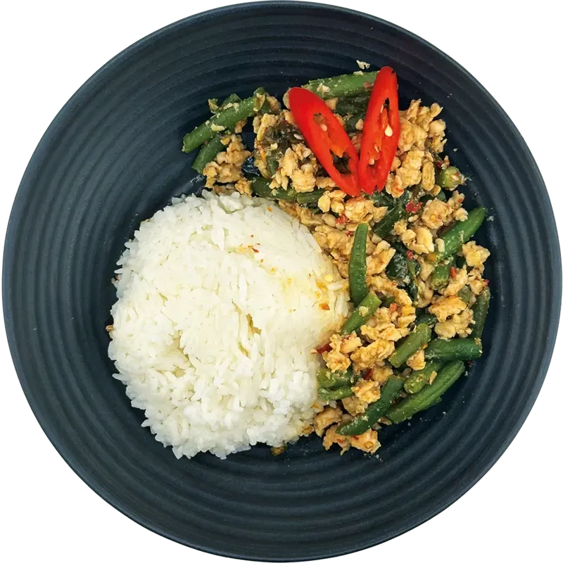Laab Gai Thai salad of minced chicken
