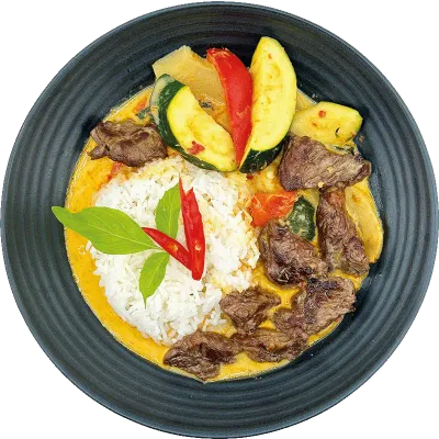 Red Thai Curry with Rice