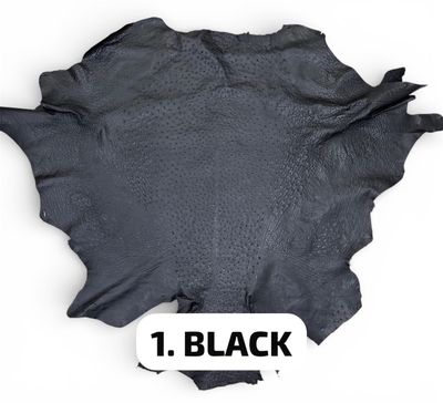 REAL OSTRICH LEATHER 21 COLORS
