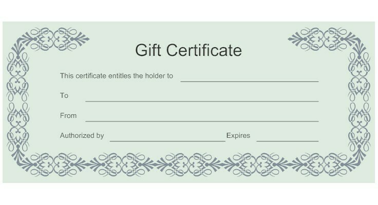Gift Certificate