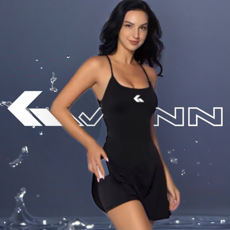 Women&#39;s Padel &amp; Tennis Dress in Black