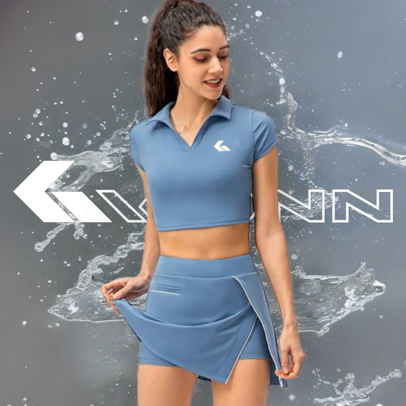 Women&#39;s Padel &amp; Tennis Two-Piece Set in Baby Blue