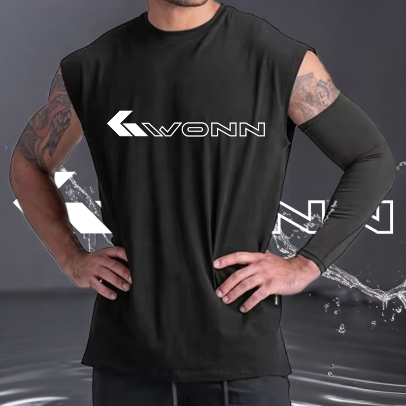 The GWONN &quot;Active Fusion&quot; Sleeveless Shirt BLACK