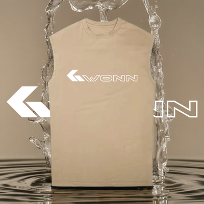 The GWONN &quot;Active Fusion&quot; Sleeveless Shirt SAND