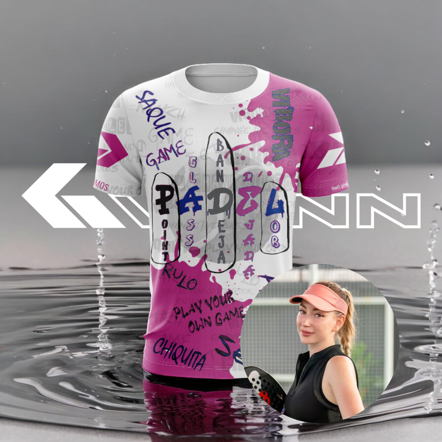🥇 Limited Edition Iryna Chernaya Padel Shirt 2024