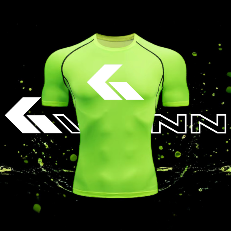 Men&#39;s Quick Dry Compression Sports Shirt - NEON Edition