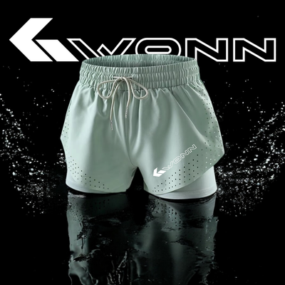 GWONN AirFlex 2-in-1 Woman  Padel Shorts - GREEN