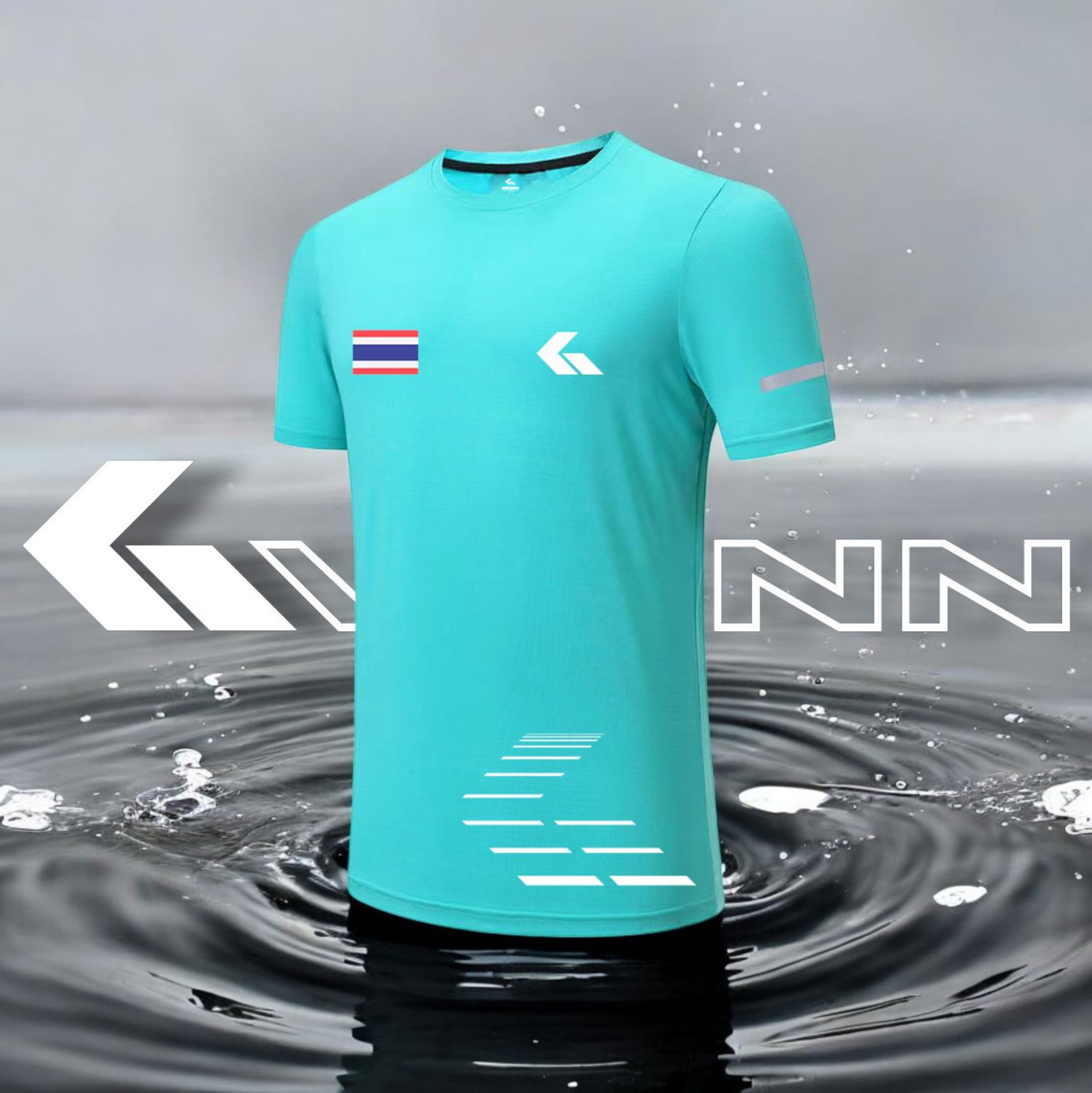 THAIGEE Padel Tee, Turquoise