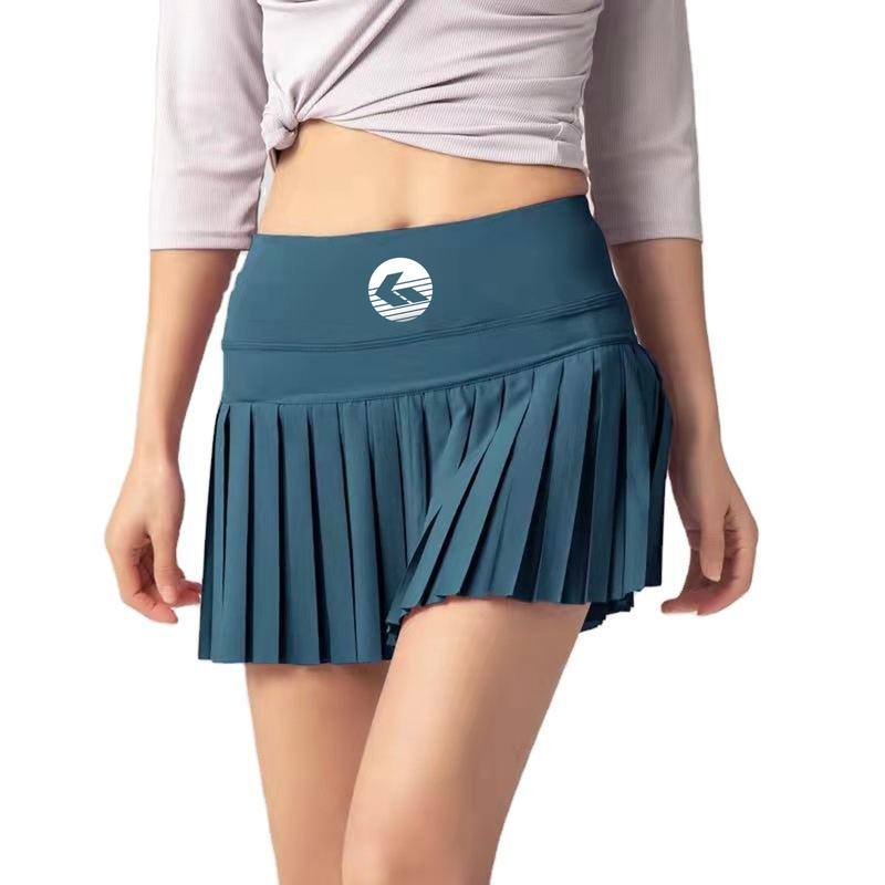 Pleated Mini Padel Skirt - GREEN