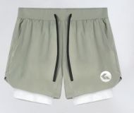 The GWONN &quot;FlexPro&quot; Two-in-One Padel Shorts GREEN