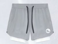 The GWONN &quot;FlexPro&quot; Two-in-One Padel Shorts GREY