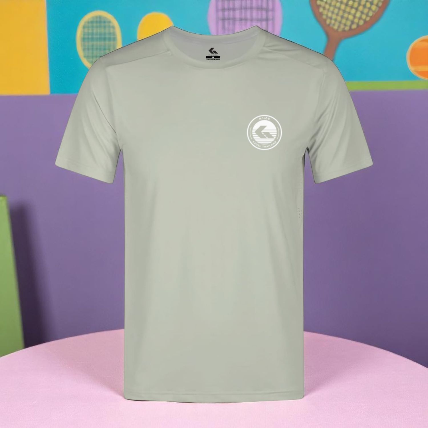 GWONN&#39;s PASTEL Padel Tee - GREEN, Size: M, Color: GREEN