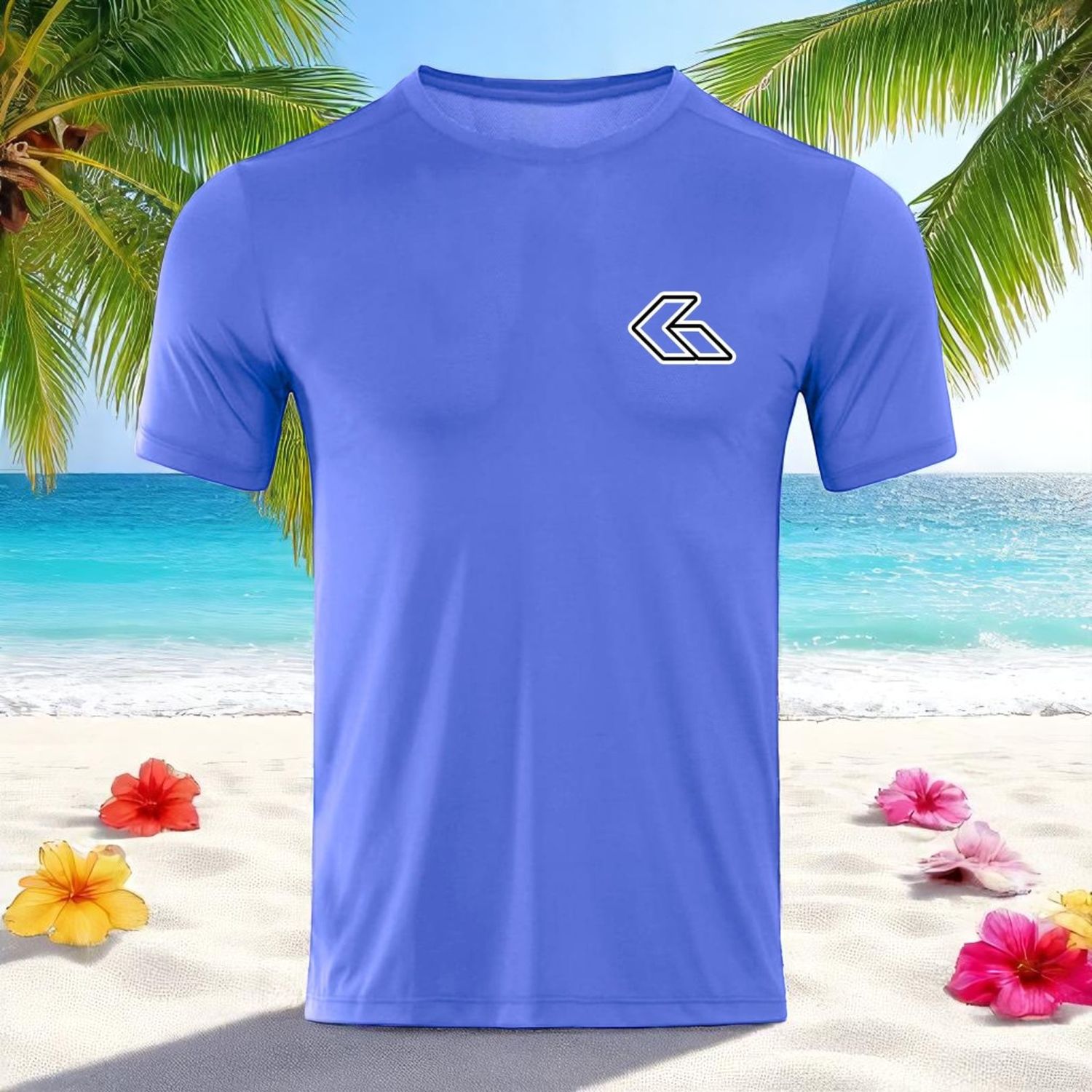 NUMNIM GWONN Padel Tee - Blue, Size: M, Color: Blue