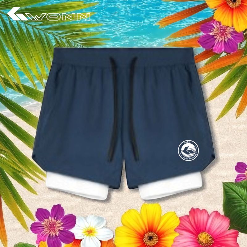The GWONN &quot;FlexPro&quot; Two-in-One Padel Shorts NAVY
