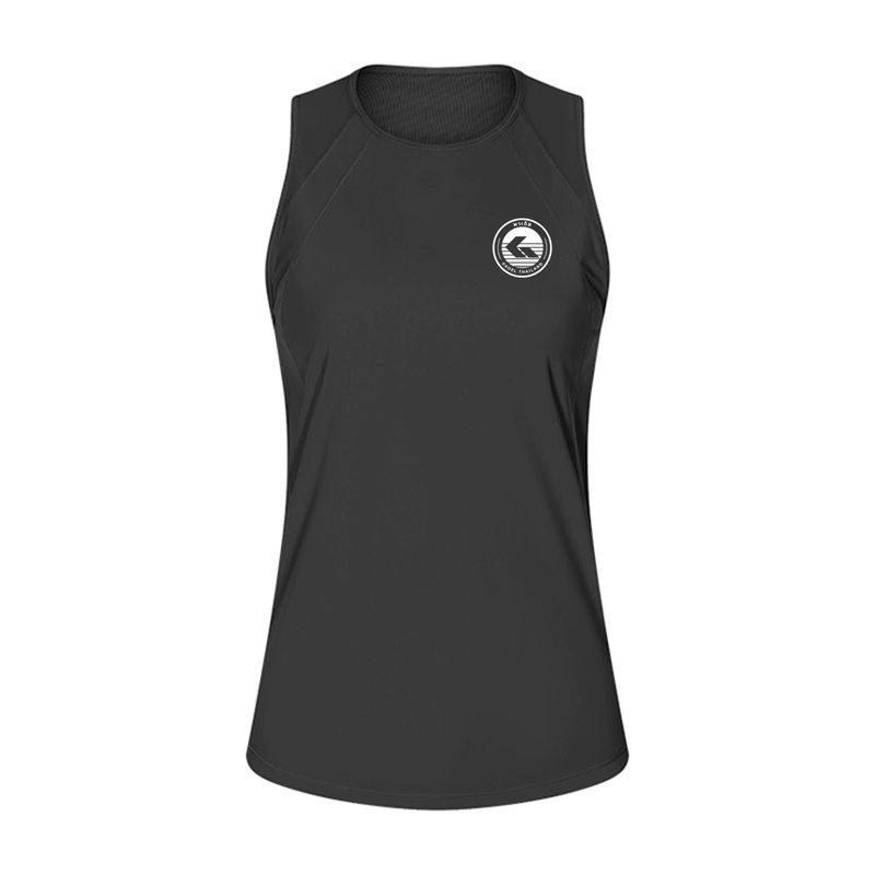 GWONN TANK TEE FOR HER - SLEEVLESS  - BLACK