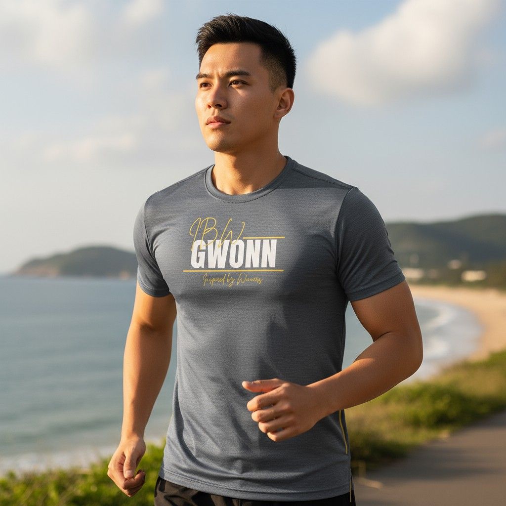 GWONN - IBW Padel Tee, Size: M, Color: Grey